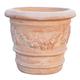 Biscottini Outdoor Plant Pot 50 x 44 x 50 cm Made in Italy - Large Outdoor Terracotta Pots - Outdoor Plant Pots - Large Outdoor Pot