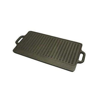 Winco IGD2095 20 x 9-1/2 in. Black Coated Cast Iron Griddle