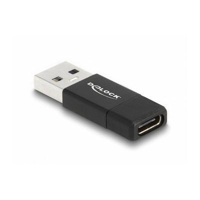 Usb 3.2 Gen 2 Adapter usb Typ-A Stecker zu usb Type-C™ Buchse schwarz (60001) - Delock