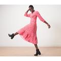 Tchibo - Maxikleid mit Print - Damen - Gr. 44 - pink