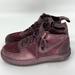 Nike Shoes | Nike Air Lunar Force 1 Flyknit Workboot Sneakers | Color: Purple/Red | Size: 7.5