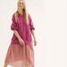 Free People Tops | Free People Sweatshirt Maxi Dress Hood Magenta Pink Pullover Gauze Midi Small S | Color: Pink | Size: S