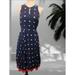 Anthropologie Dresses | Anthropologie Maple Blue Wrap Dress Multi-Color Polka Dot Sz 4 Pinup Retro | Color: Blue/Cream | Size: 4