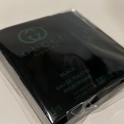 Gucci Other | Gucci Guilty Black Eau De Toilette Pour Homme 3 Sample Set New | Color: Black | Size: Set Of 3 (Each 1.5ml / 0.05 Fl.Oz.)