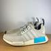Adidas Shoes | Adidas Nmd R1 Bright Cyan Athletic Sneakers Women’s Size 7.5 | Color: Blue/White | Size: 7.5