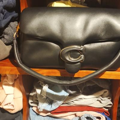 Coach Bags | Coach Black Hand Bag ,Comes With2 Straps Short An Long Also Dust Bag. | Color: Black | Size: Os