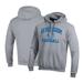 Men's Champion Gray Air Force Falcons Primary Team Logo Icon Baseball Powerblend Pullover Hoodie