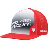 Men's Fox Gray/Red Foyl Pro Circuit Adjustable Snapback Hat