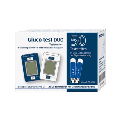 Aristo Pharma - GLUCO TEST DUO Teststreifen Blutzucker- & Ketonteststreifen
