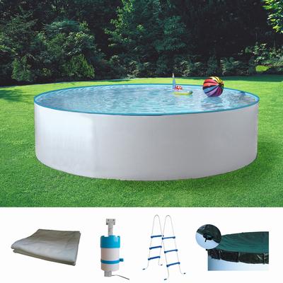 Rundpool KONIFERA "Standard", weiß, H:90cm Ø:360cm, Schwimmbecken, inkl. Zubehör in verschiedenen Größen Image