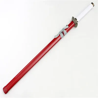 Épée Rouge de Cosplay Uchiha Sasuke Katana en Bois Modèle de 106cm