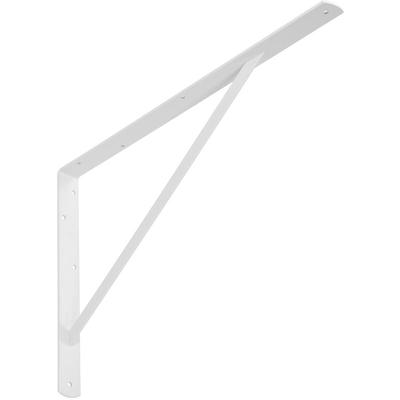 So-tech - Regalkonsole (600 x 375 x 40 mm, weiß, pulverbeschichtet) Schwerlastkonsole mit Image