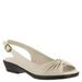 Easy Street Fantasia - Womens 6.5 Bone Sandal W2