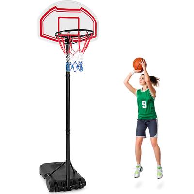 Costway Portable Basketball Hoop Stand Height Adjustable Goal System - See Details