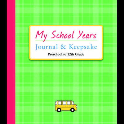 My School Years Journal & Keepsake: Preschool To 1...