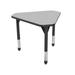 Marco Premier Series Adjustable Height Gem Collaborative Desk Wood/Metal in Brown | Wayfair 43-2271-22-BBK