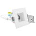 Luxrite 2" Ultra Slim Tunable CCT New Construction IC LED Canless Recessed Lighting Kit in White | 2.24 H x 3.14 W in | Wayfair LR23277-1PK