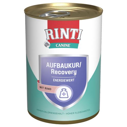 12x400g RINTI Canine Aufbaukur mit Rind Hundefutter nass