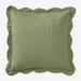 Lily Pinsonic Damask Euro Sham by BrylaneHome in Sage