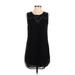 Forever 21 Casual Dress - Mini Crew Neck Sleeveless: Black Print Dresses - Women's Size Small