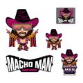 Fathead "Macho Man" Randy Savage Five-Piece Removable Mini Decal Set