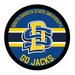 South Dakota State Jackrabbits 15" Round LED Lit Wall Sign