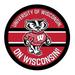 Wisconsin Badgers 15" Round LED Lit Wall Sign