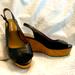 Coach Shoes | Coach Black Wedges | Color: Black | Size: 8.5