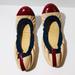 J. Crew Shoes | J Crew Mika Leather Ballet Flats Size 8.5 | Color: Red/Tan | Size: 8.5