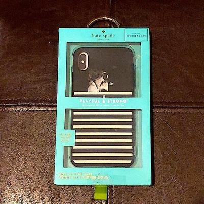 Kate Spade Cell Phones & Accessories | Kate Spade Ny Soft Touch Cell Case Playful & Strong Black & White Stripes Xs Max | Color: Black/White | Size: Xs Max