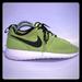 Nike Shoes | Boy’s Nike Rosherun 59928-700 Sneakers | Color: Black/Green/White | Size: 6bb