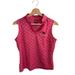 Adidas Tops | Adidas Pink Tank Top Sleeveless Golf Polo Women's Size Small Golf Course Athleti | Color: Pink | Size: S