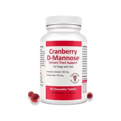 Pet Health Solutions Cranberry D-Mannose Urinary Tract Support Chews Supplement for Dogs, 60 count