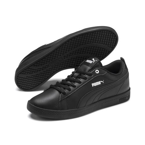 „Sneaker PUMA „“Smash v2 Leder-Sneakers Damen““ Gr. 35.5, schwarz (black) Schuhe Sneaker“