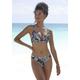Bikini-Hose SUNSEEKER "Suva" Gr. 36, N-Gr, schwarz (schwarz bedruckt) Damen Badehosen Ocean Blue