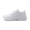 Laufschuh PUMA "Cilia Mode Sneakers Damen" Gr. 40, grau (white silver gray) Schuhe Damen