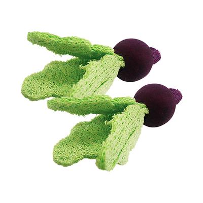 A&E Cage Company Nibbles Loofah Turnips Small Animal Treats, 0.1 lb.