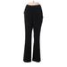 Old Navy Casual Pants - Mid/Reg Rise Flared Leg Boyfriend: Black Bottoms - Women's Size 8