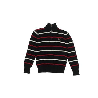 American Living Turtleneck Sweater: Black Stripes Tops - Kids Boy's Size 6