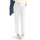 Appleseeds Women's Dennisport Easy-Fit Ankle Chinos - White - 14P - Petite