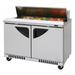 Turbo Air TST-48SD-FB-N Super Deluxe 48 1/4" Sandwich/Salad Prep Table w/ Refrigerated Base, 115v, Stainless Steel