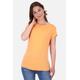 Rundhalsshirt ALIFE & KICKIN "MimmyAK A Shirt Damen Kurzarmshirt, Shirt" Gr. L, orange (tangerine) Damen Shirts Jersey