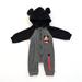 Disney Matching Sets | Disney Baby Mickey Mouse Jumpsuit | Color: Black/Red | Size: 3-6mb
