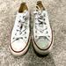 Converse Shoes | Converse Chuck Taylor All Star Low Top Shoes In White | Color: White | Size: 8