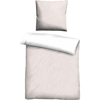 Bettwäsche BIBERNA Gr. 1, grau (taupe), B/L: 135cm x 200cm, Mako-Satin, B/L: 80cm x 80cm, Mako-Satin, 100% Baumwolle, Bettwäsche Image