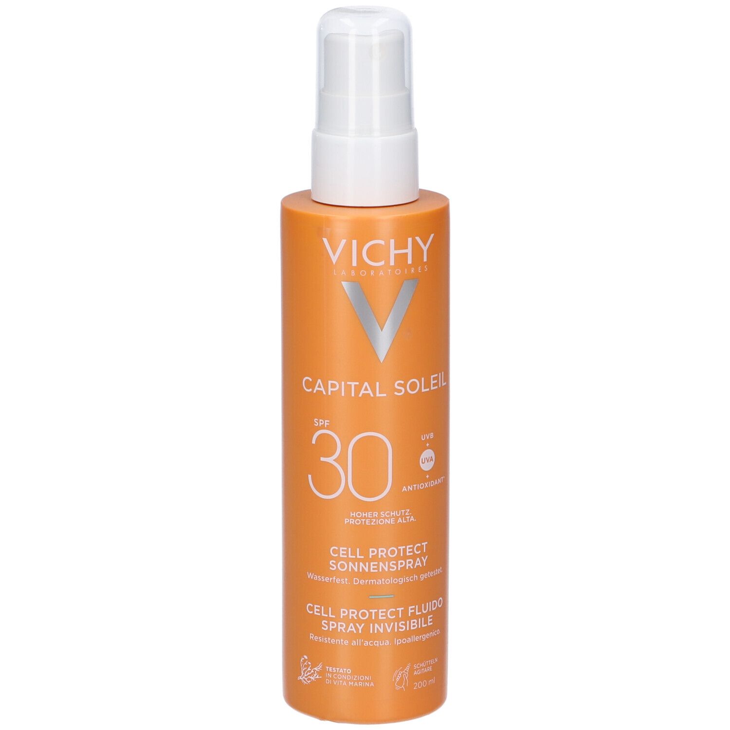 Vichy Capital Soleil Cell Protect Fluido Ultra Leggero Spray protezion