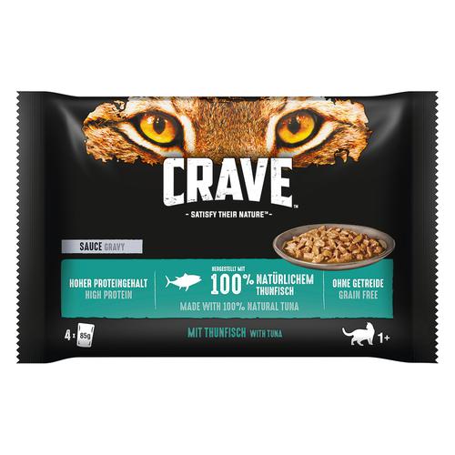 12x 85g Thunfisch Crave Pouch Multipack katzenfutter