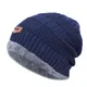 Bonnet en laine optique pour hommes et femmes chapeau avec écharpe cagoule masque bonnet hiver