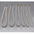 Grand collier de perles vintage pour femmes ras du cou élégant bijoux de mariage blanc mode