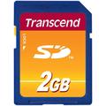 Transcend - Carte Mémoire Flash - 2 Go - Carte Secure Digital (sd) 30x (TS2GSDC)